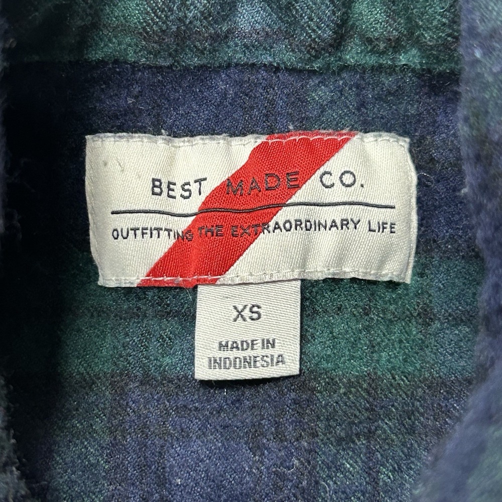 Best Made Company Co. Wool Blend Portuguese Button Up Long Sleeve Shirt Mens XS - Picture 7 of 14